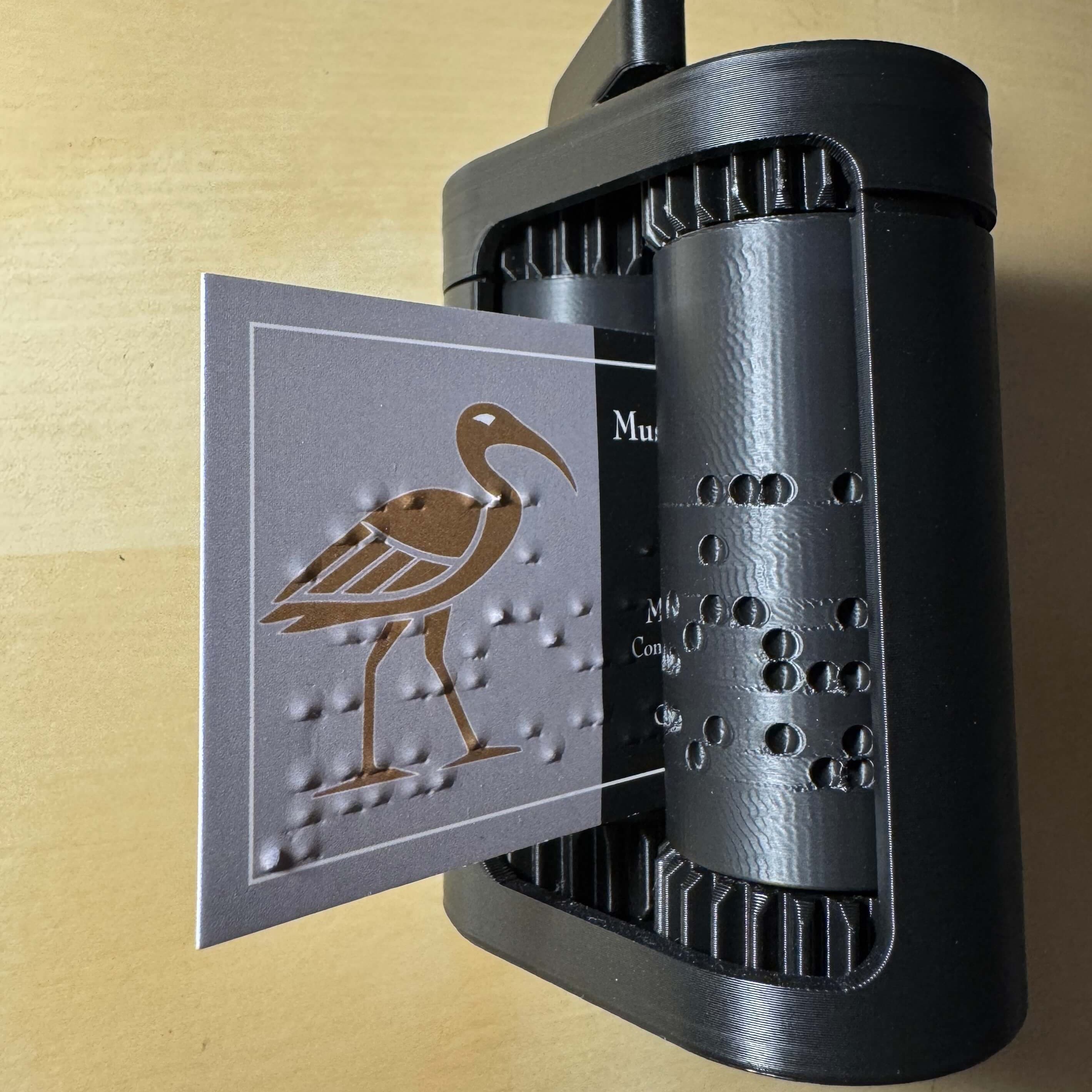 Free Braille Business Card Embosser